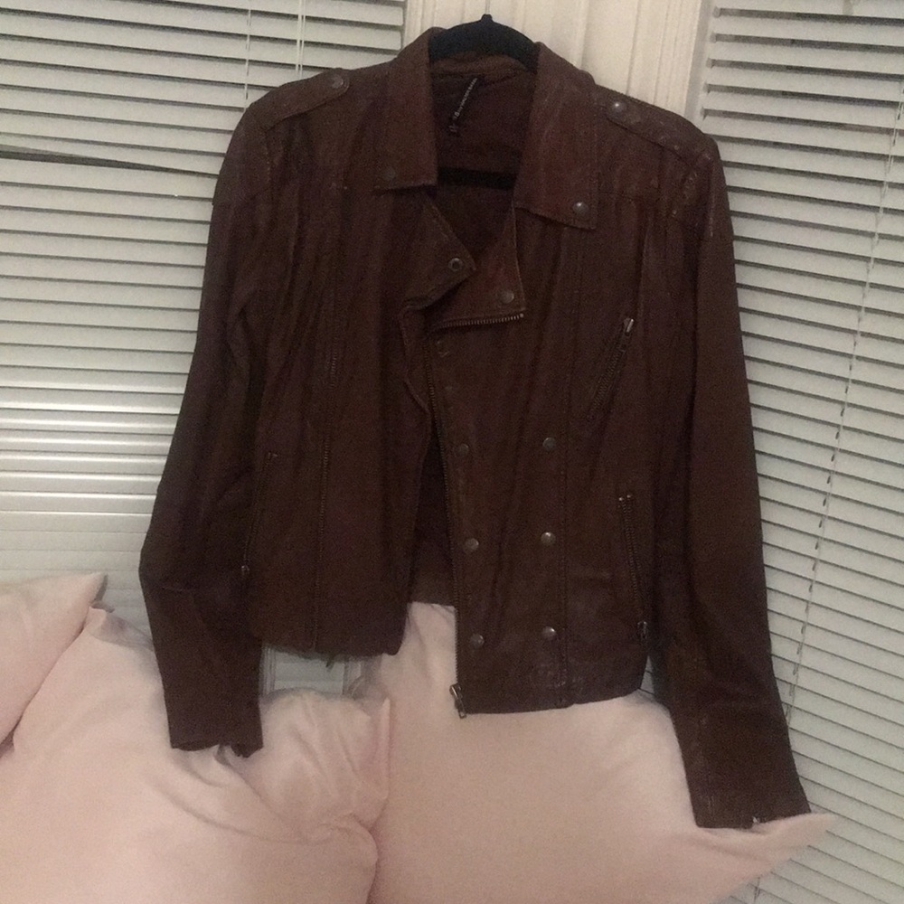 Leather jacket